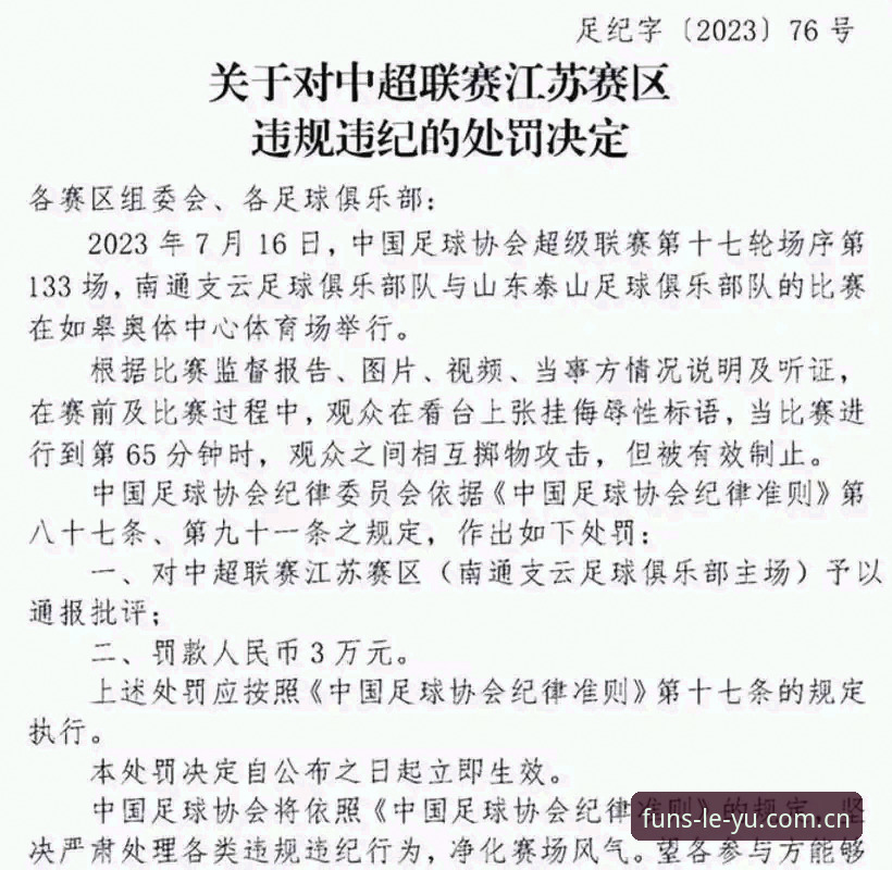 3大看点解读足协第三批禁足名单，乐鱼体育用户必知的行业动态